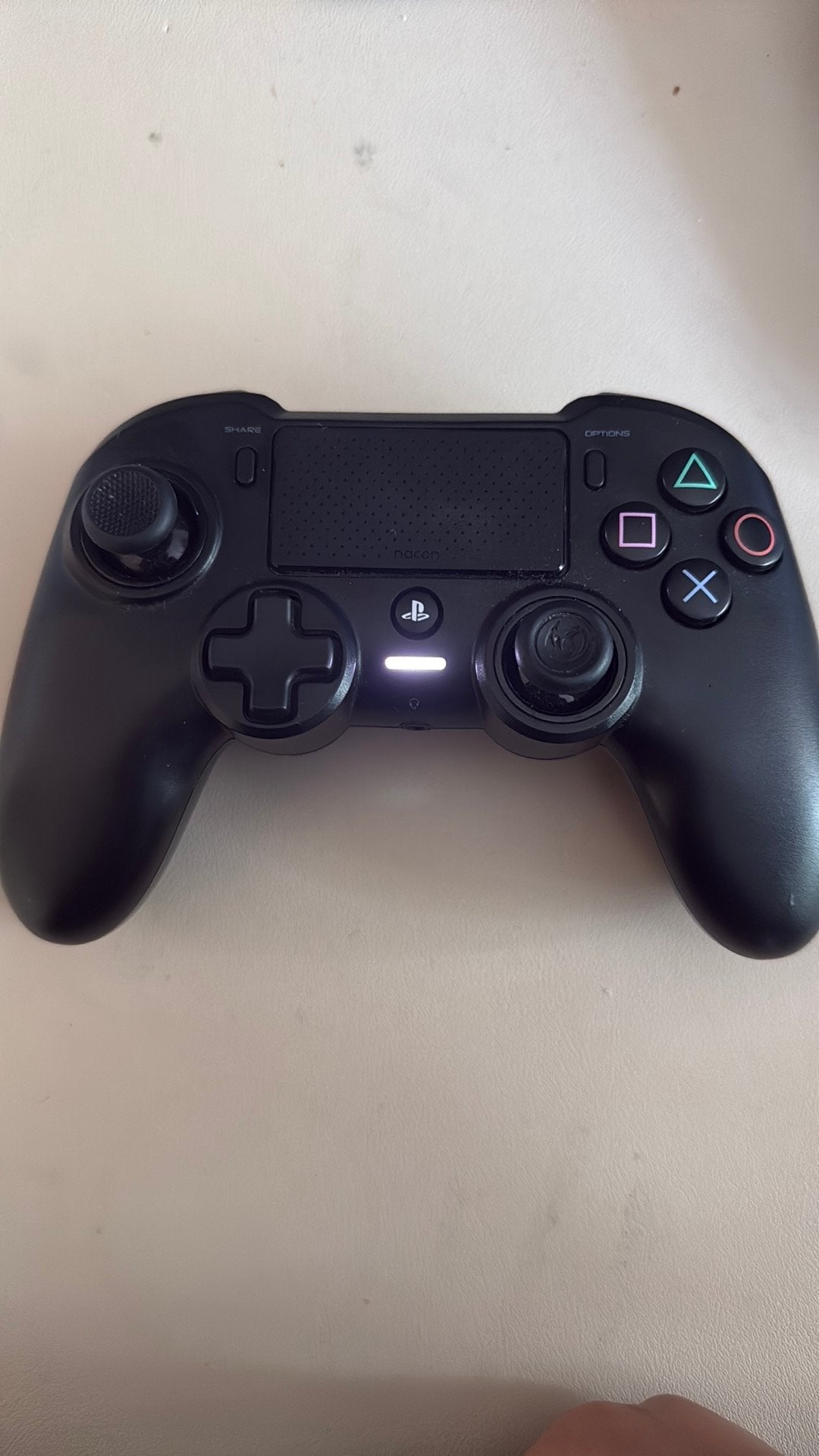 Nacon Wireless Official Controller for PS4 Black (PS4), Ophalen of Verzenden, Zo goed als nieuw, Controller