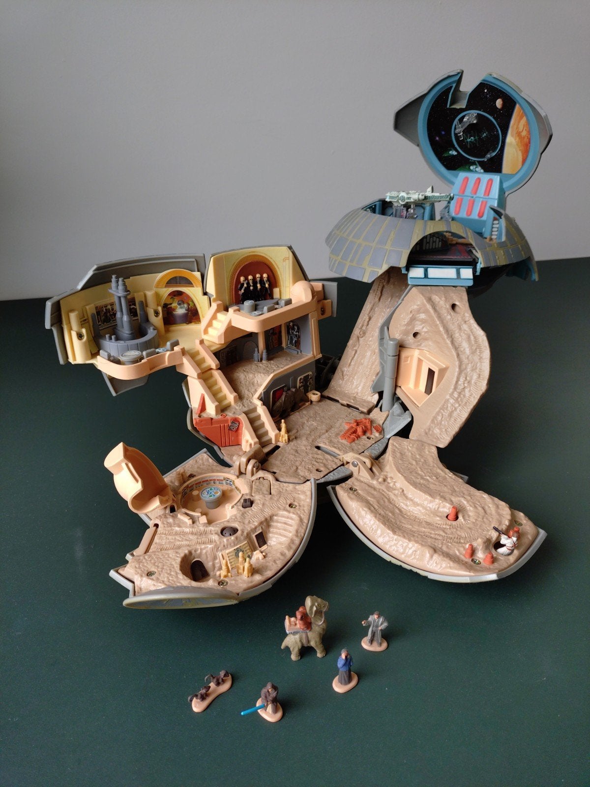 Star Wars Micromachines Death Star Diorama Galoob, Ophalen of Verzenden, Gebruikt, Spel