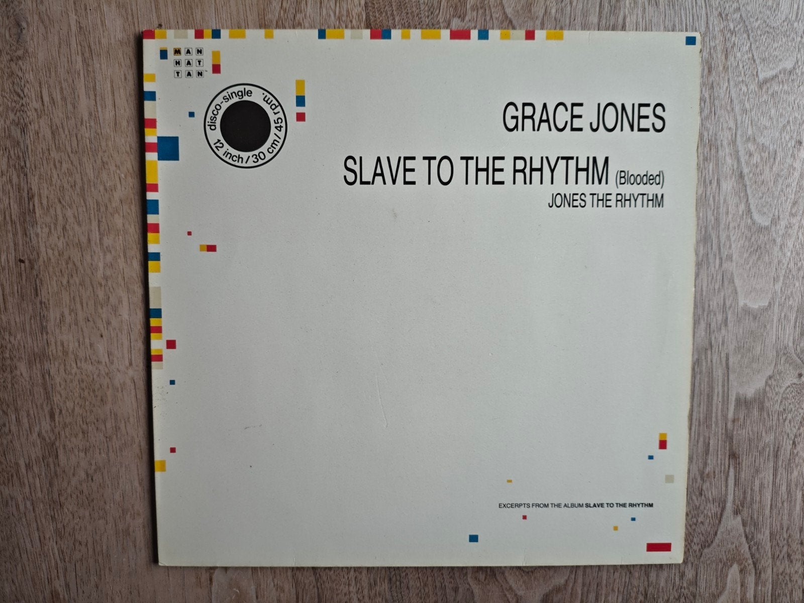 Grace Jones - Slave to the Rhythm (Blooded) 12 inch vinyl, Ophalen, Gebruikt, Pop, LP