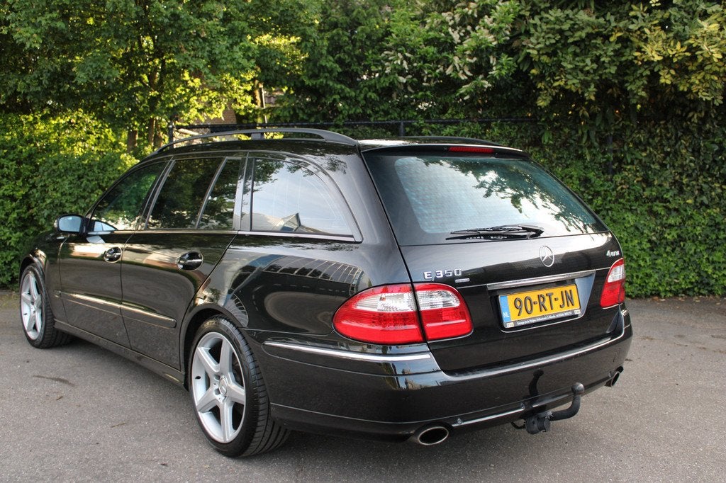 Mercedes-Benz E-klasse Combi 350 Avantgarde 4-Matic | Youngt, Auto's, Automaat, Leder en Stof, Zwart, Origineel Nederlands