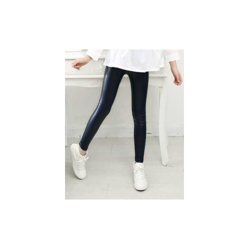 Sportieve-chique Kinder legging Leatherlook 2 kleuren (112), Ophalen of Verzenden, Nieuw