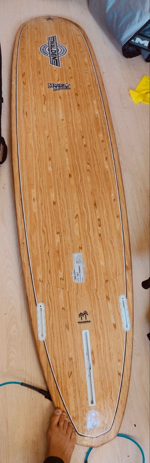Walden Magic Model Wood 9.0 longboard -zeldzaam, Zo goed als, Ophalen of Verzenden, Zo goed als nieuw, Longboard