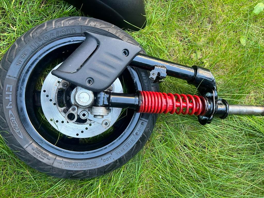 Piaggio sp vork omgelast, Ophalen of Verzenden