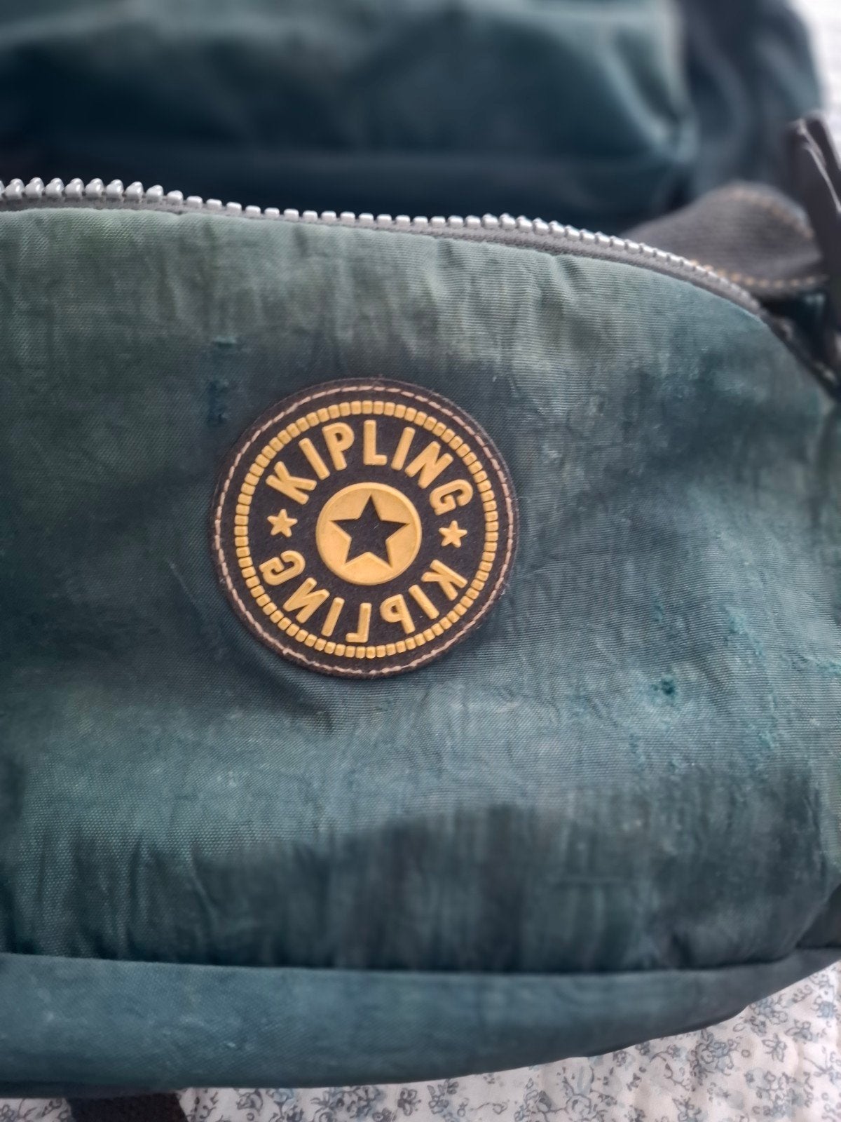 Kipling rugzak - Groen - Gebruikt, Gebruikt, Kipling, 25 tot 40 cm, Ophalen of Verzenden