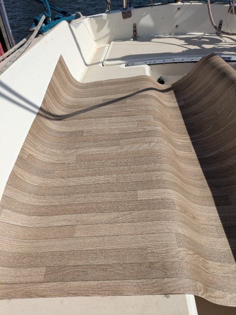 vinyl vloer hout effect, Doe-het-zelf en Verbouw, Ophalen, 50 tot 150 cm, Overige typen, Nieuw