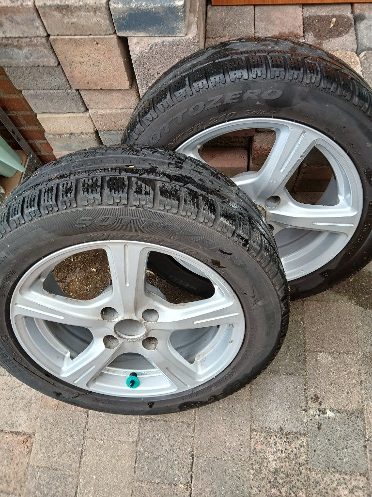 Autovelgen met banden, Auto-onderdelen, Banden en Velgen, Ophalen, Gebruikt, 16 inch, Banden en Velgen