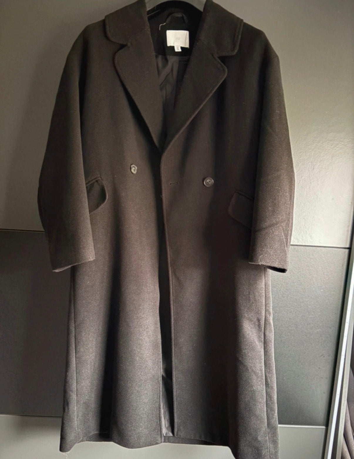 H&M Overjas Maat S, Verzenden, Gedragen, Maat 36 (S), Zwart