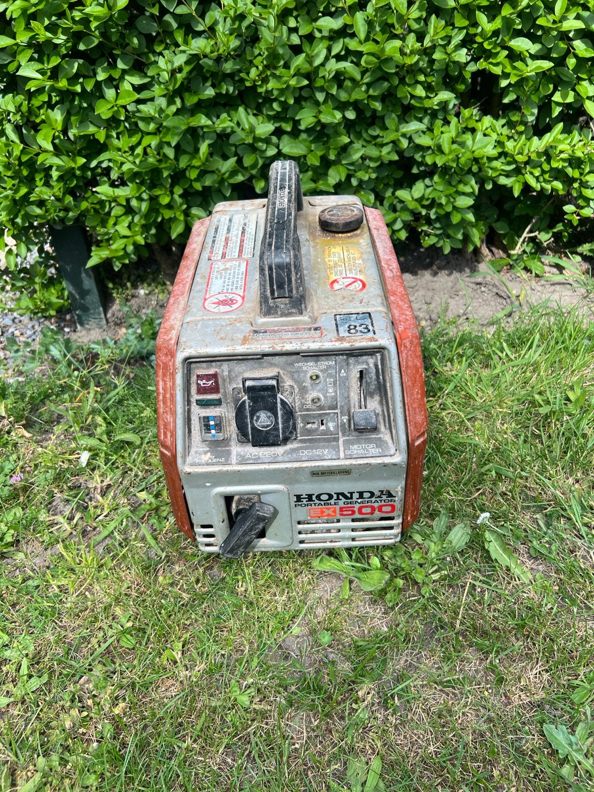 Honda EM500 Generator - Compacte en Betrouwbare Stroom, Tuin en Terras, Waterpompen, Ophalen, Gebruikt