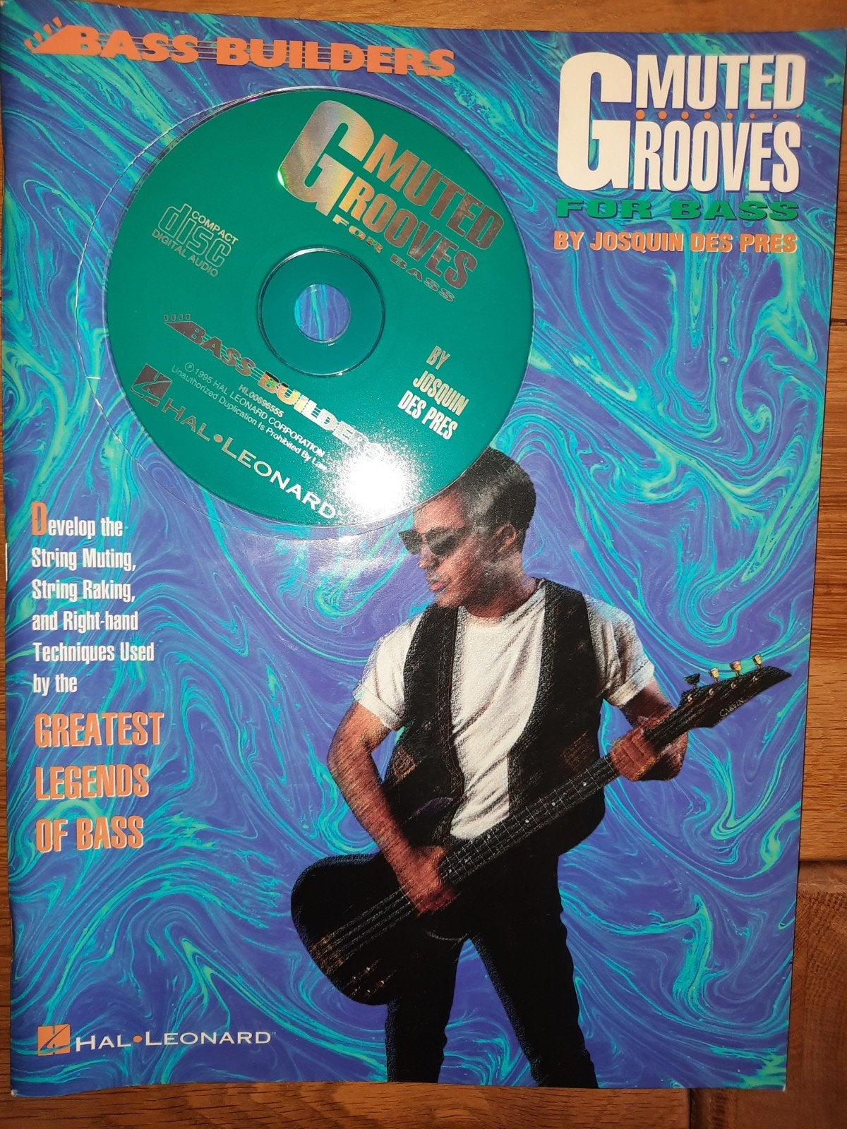 basgitaar: Muted Grooves + cd-Bass Builders, Gebruikt, Basgitaar, Overige genres, Les of Cursus
