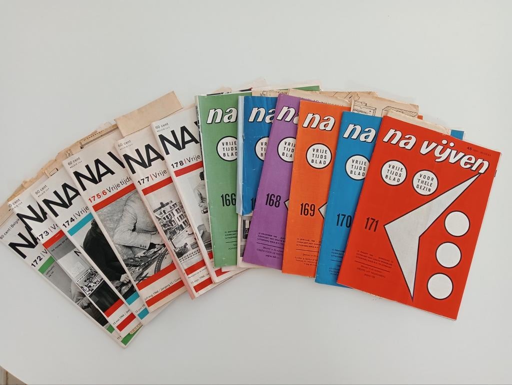 Na Vijven Vrije Tijds Blad - Oude Tijdschriften Collectie, Ophalen of Verzenden, Gelezen, Overige typen