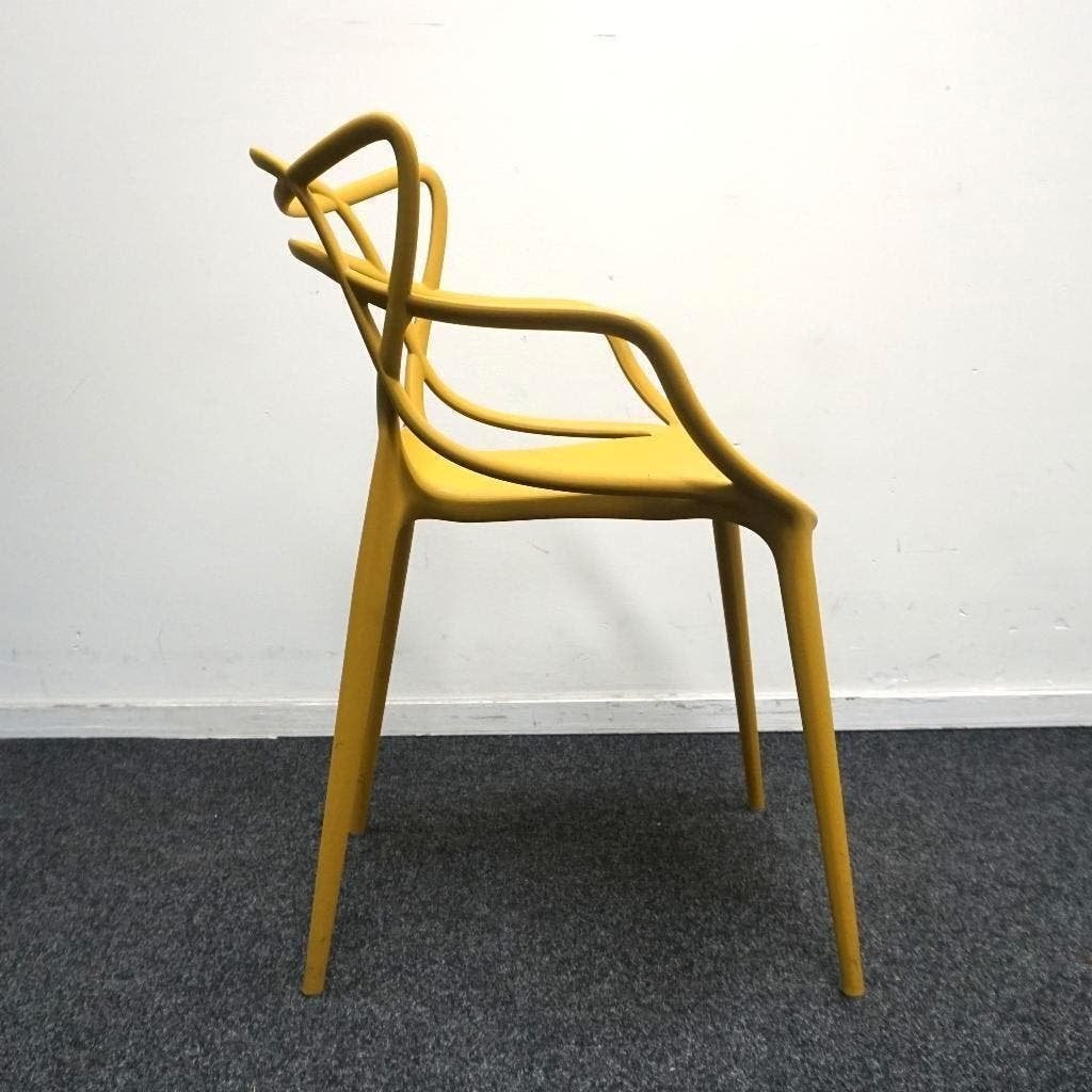 Kartell Masters Design Stoelen | Geel | Kunststof Stoelen, Huis en Inrichting, Kunststof, Gebruikt, Overige kleuren, -