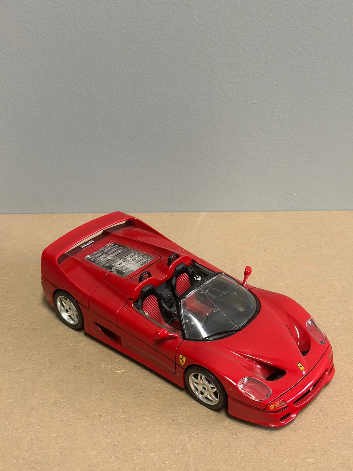 Ferrari f50 cabriolet modelauto 1:18 bburago, Hobby en Vrije tijd, Modelauto's | 1:18, Ophalen of Verzenden, Zo goed als nieuw