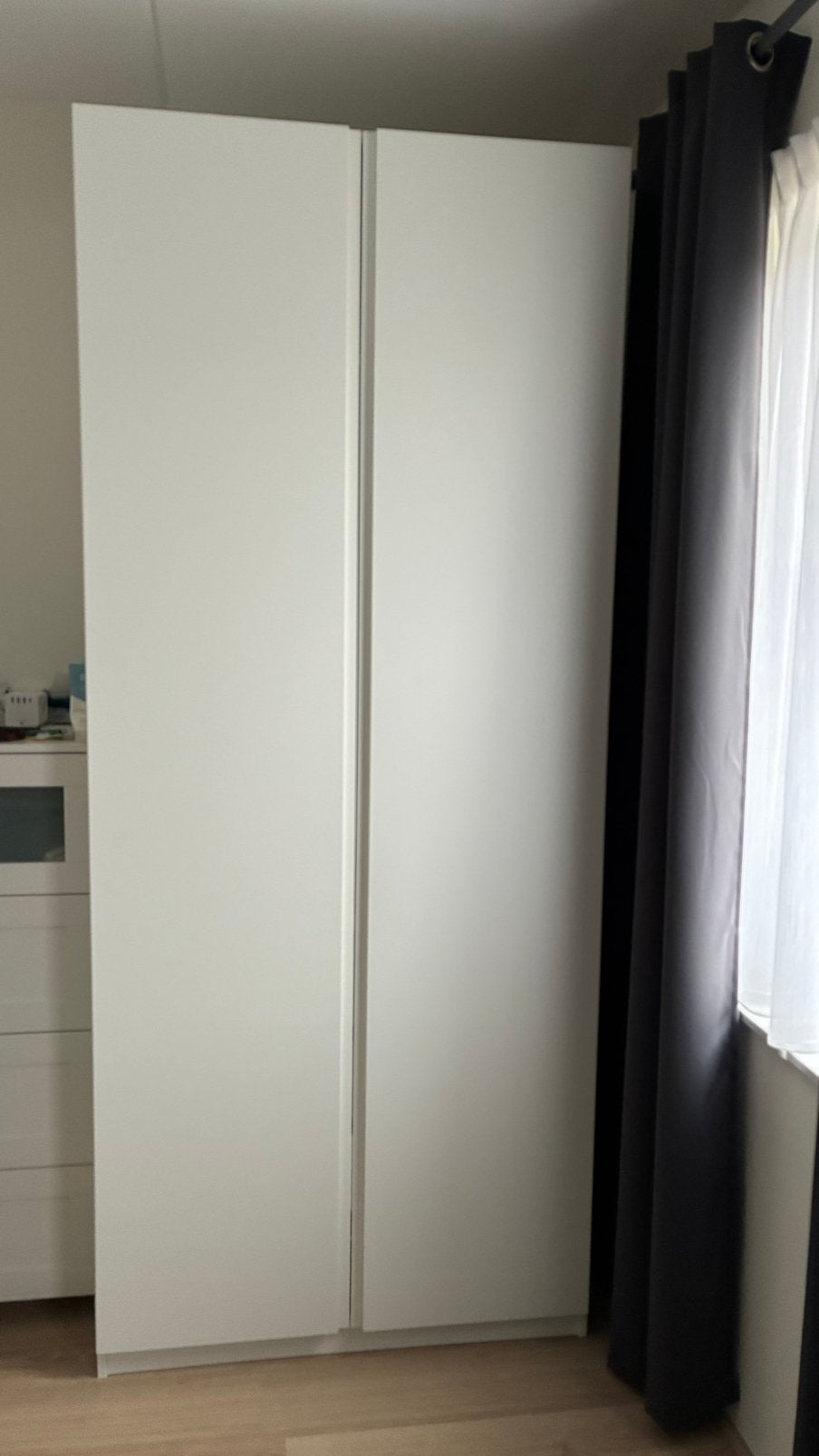 2 x Ikea Vikanes kastdeur, Ophalen, 200 cm of meer, 50 tot 100 cm, Zo goed als nieuw