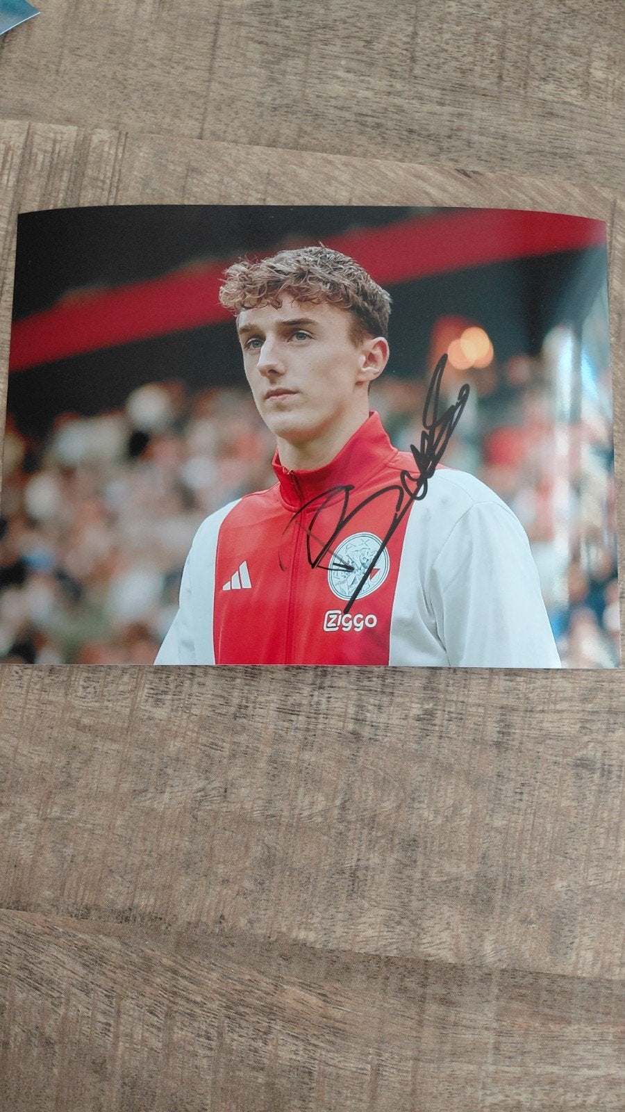 Youri Baas foto, Ophalen of Verzenden, Nieuw, Ajax, Spelerskaart