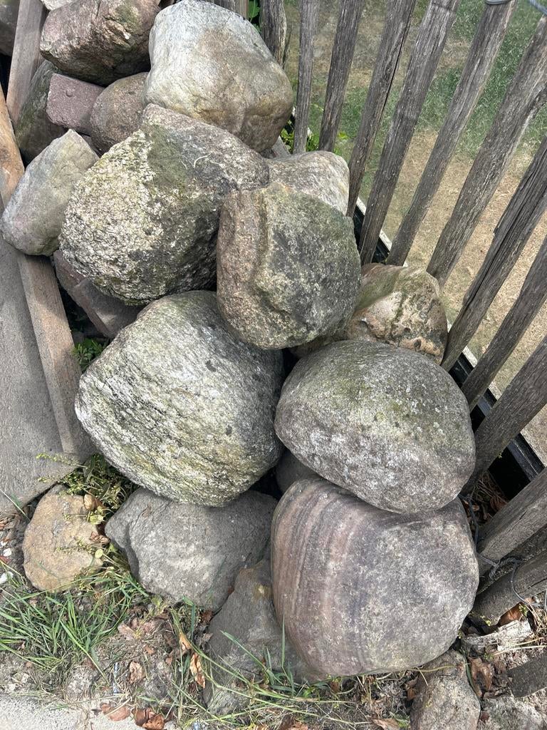 Grote natuurstenen keien voor tuin of decoratie, Tuin en Terras, Grind, Keien en Split, Ophalen, Overige materialen, Zo goed als nieuw