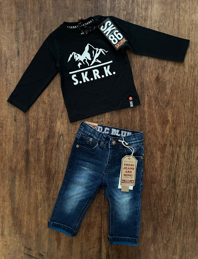 164. Nieuw Setje Skurk/Feetje Maat 74, Skurk, Babyenkidsmode, Nieuw, Ophalen of Verzenden