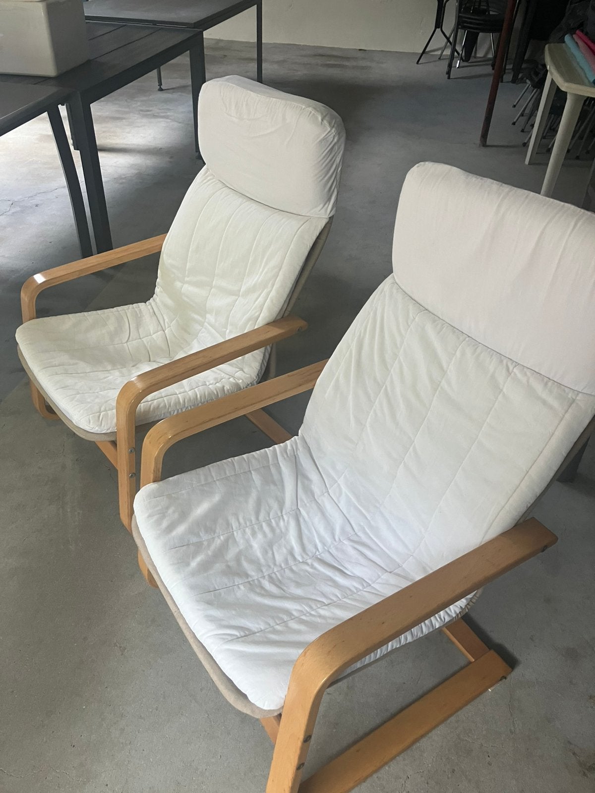 2 ikea stoelen, Ophalen of Verzenden, Zo goed als nieuw, Kunststof
