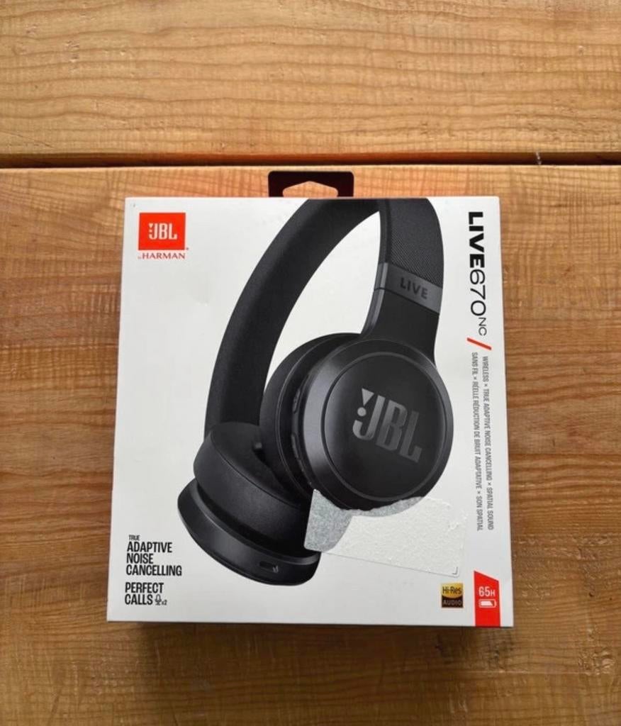 JBL Live 670NC draadloze koptelefoon - Nieuw in doos, Audio, Tv en Foto, Koptelefoons, Ophalen of Verzenden, Nieuw, Overige merken