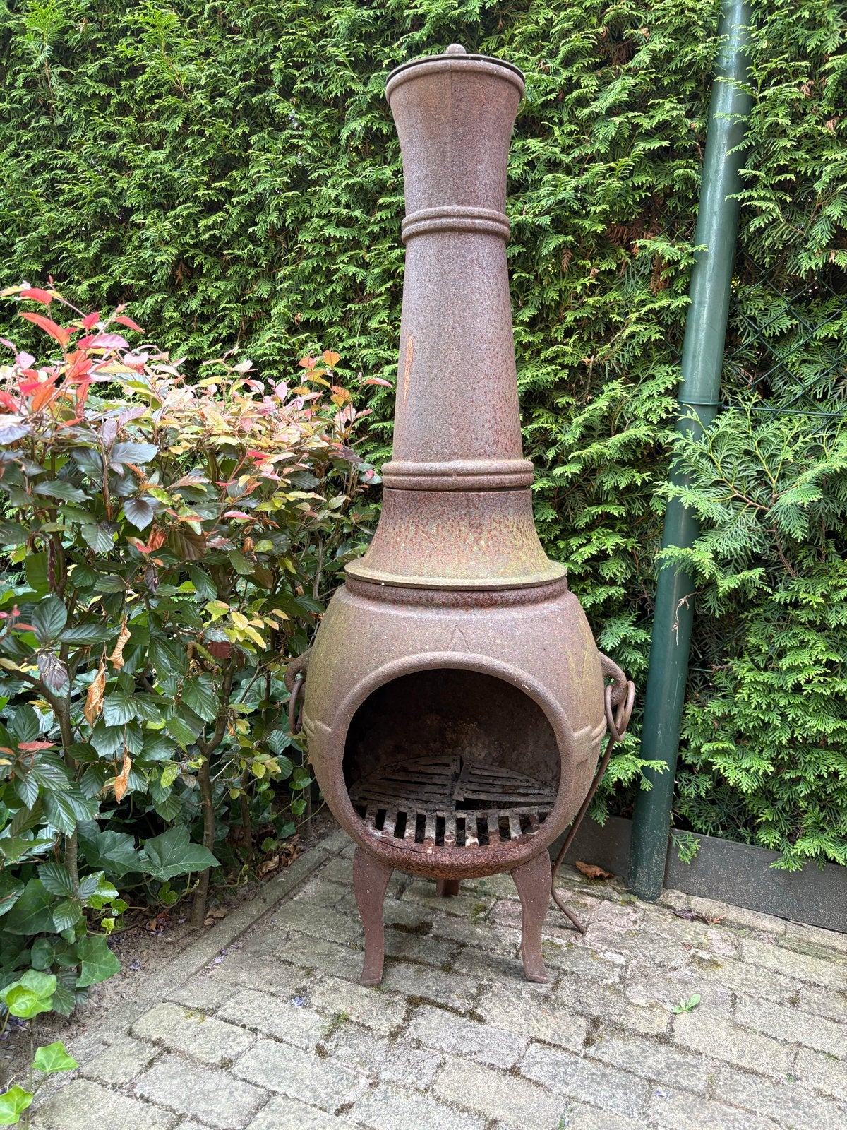 Rustieke kachel voor buiten, Tuin en Terras, Ophalen, Gebruikt, Vuurkorf