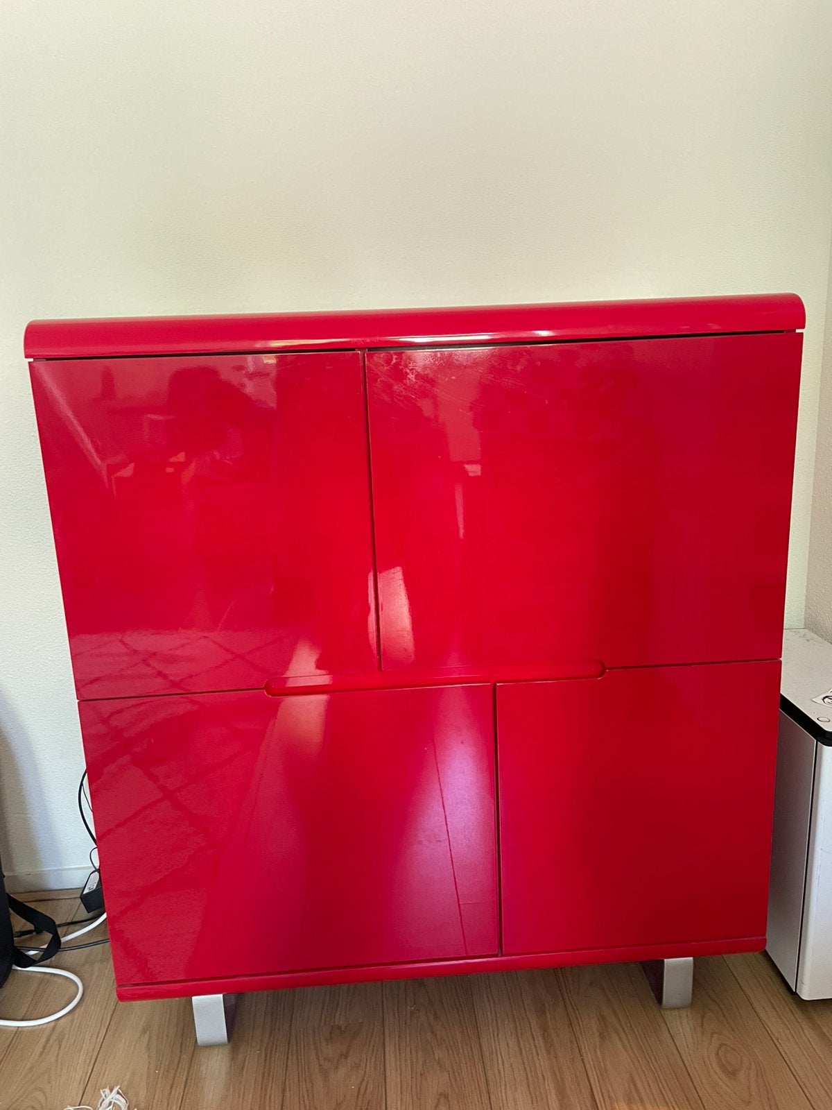 rode kast, Ophalen, Gebruikt, 25 tot 50 cm, 100 tot 150 cm