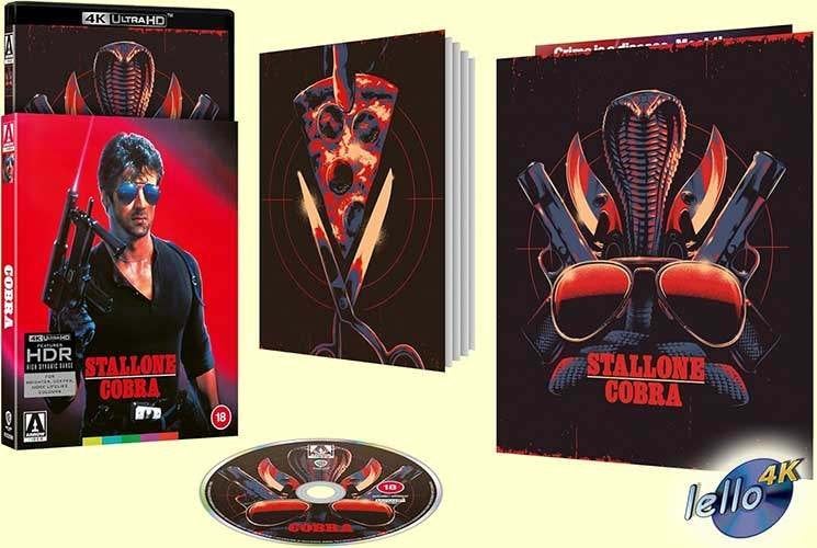 Blu-ray 4K: Cobra, L.E. (1986 Sylvester Stallone) UK nietNLO, Ophalen of Verzenden, Nieuw in verpakking, 4K Ultra HD Blu-ray, Actie