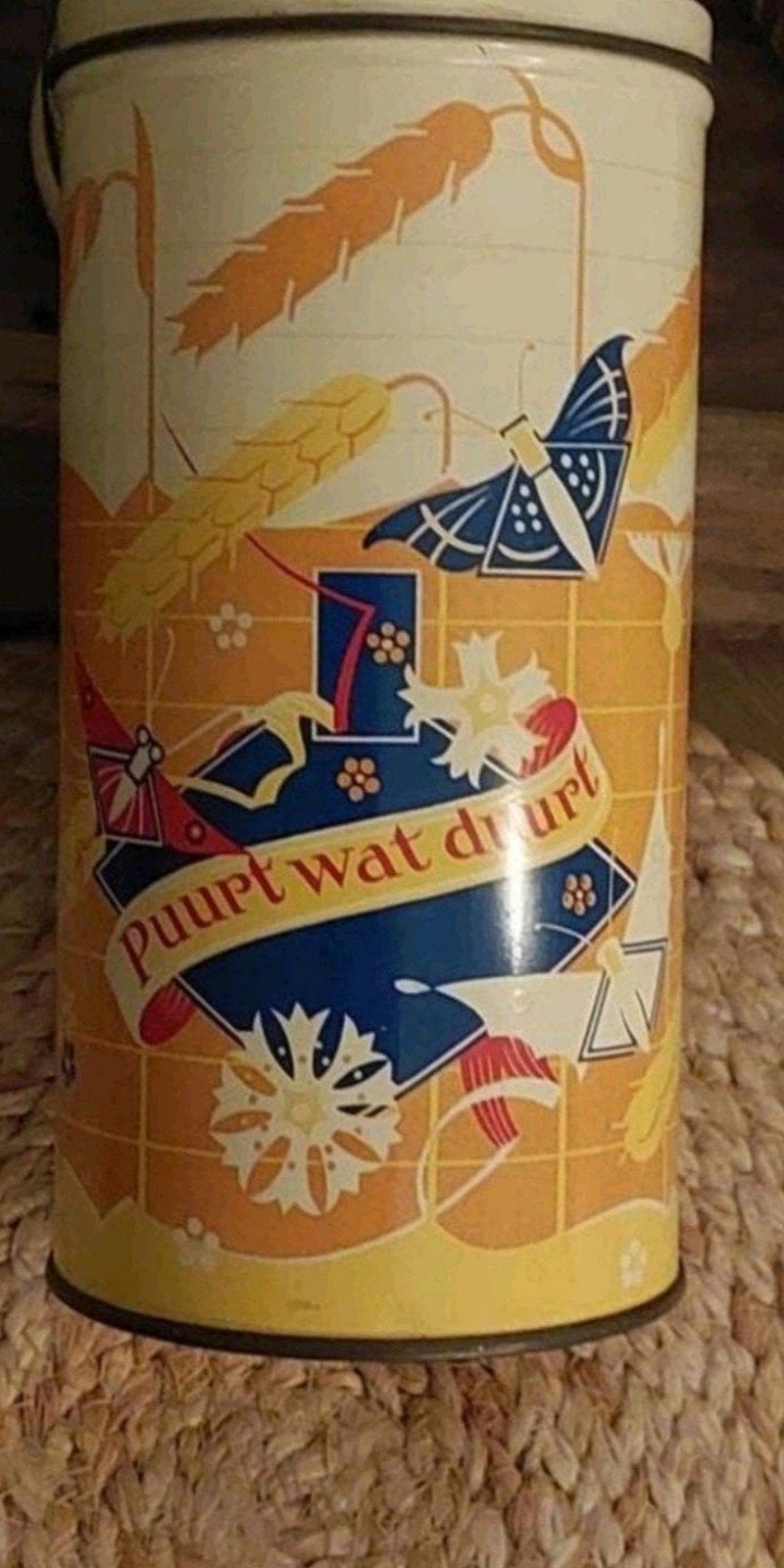 OUD HOOIMEIJER BESCHUIT BLIK, Ophalen of Verzenden