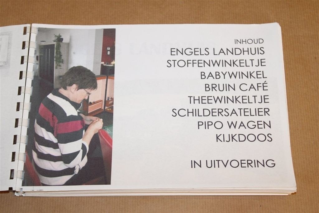 Miniaturen — Mieke Rinsema, Poppenhuis & Kijkdoos, Verzamelen, Poppenhuizen en Toebehoren, Poppenhuis, Gebruikt, -, -