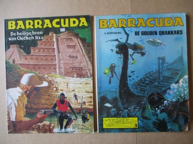 w0024 barracuda 2x, Meerdere stripboeken, Ophalen, Gelezen