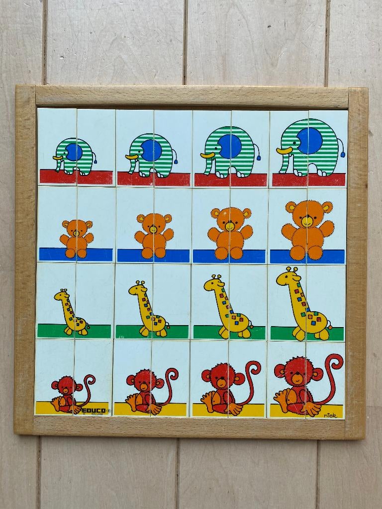 Educo puzzel, Verzenden, Gebruikt