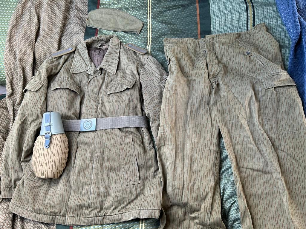NVA strichtarn velduniform winter, Ophalen of Verzenden, Landmacht, Duitsland, Kleding of Schoenen