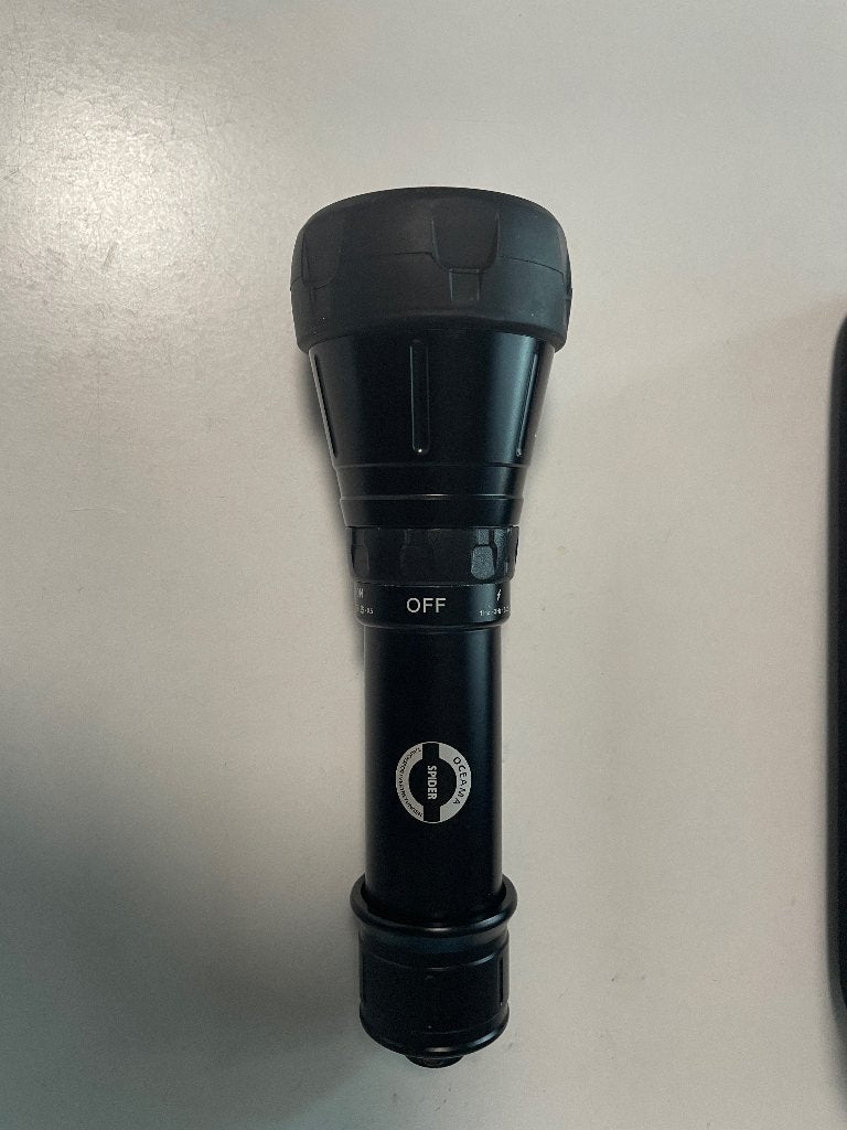 DUIKLAMP SPIDER T 3000 MET ETUI, Watersport en Boten, Ophalen, Zo goed als nieuw, Duiklamp