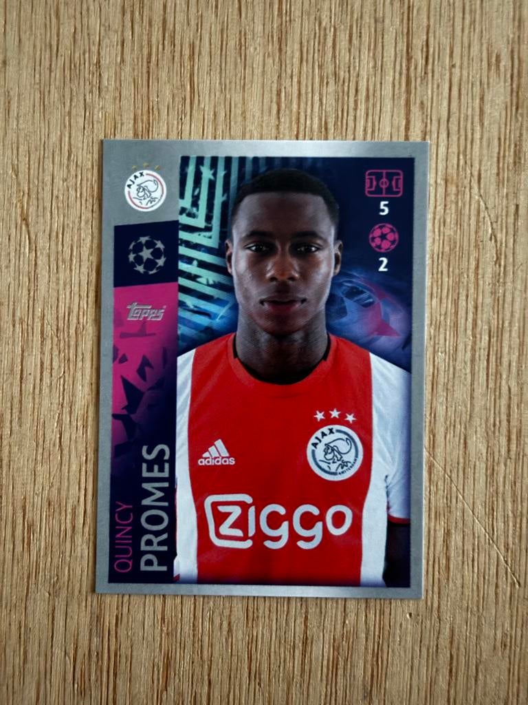 Quincy Promes Topps Champions League Sticker 2019/20 #513, Ophalen of Verzenden, Zo goed als nieuw