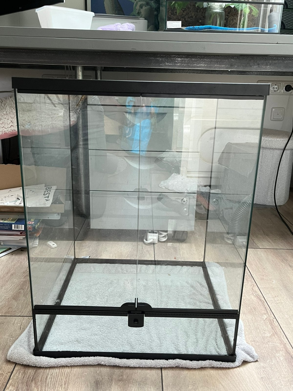 Repto terra 45x45x60, Dieren en Toebehoren, Reptielen en Amfibieën | Toebehoren, Ophalen, Gebruikt, Terrarium of Paludarium