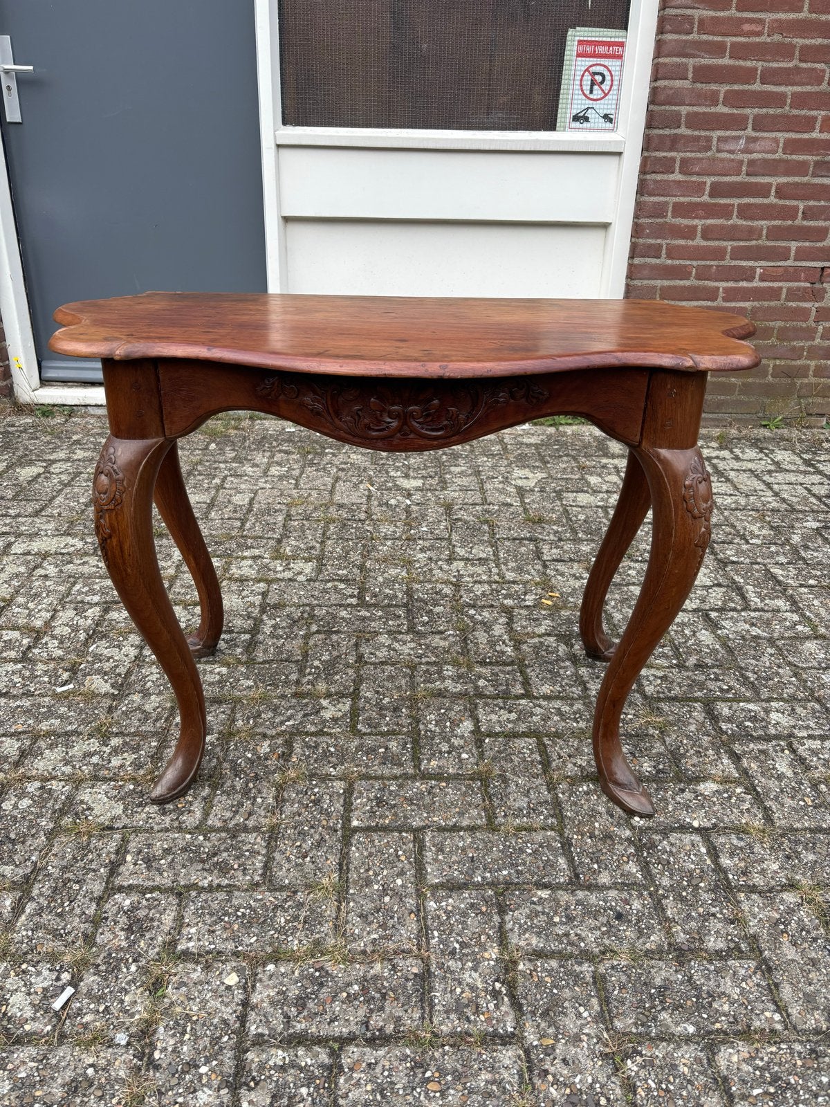 Antieke Sidetable - Klassiek Houten Bijzettafel, Ophalen