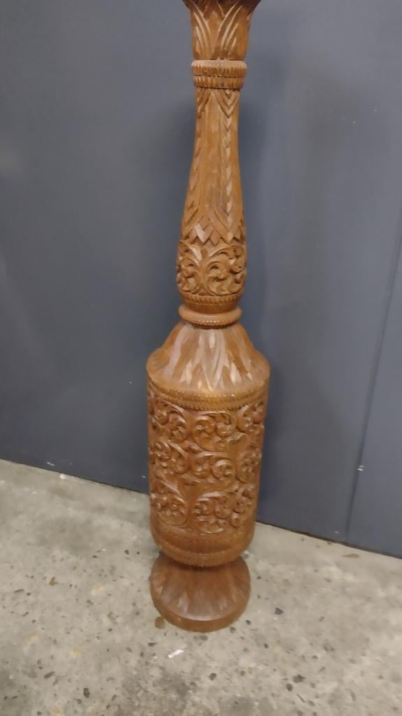 Indonesische lamp voet tiki lamp., Ophalen of Verzenden, Gebruikt