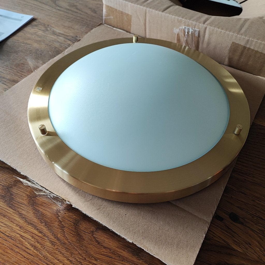 Badkamer plafonniere, plafondlamp, Qazqa, Modern, Nieuw, Dimbaar