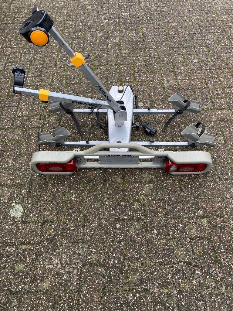 Spinder fietsendrager, Auto diversen, Ophalen, Gebruikt, 2 fietsen, Trekhaakdrager