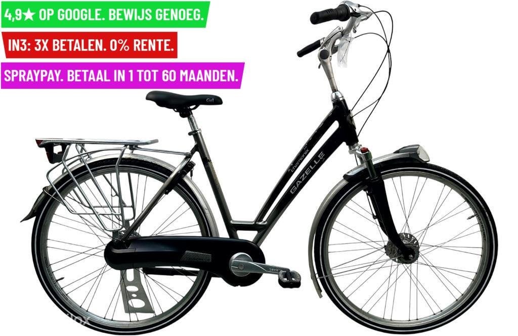 Damesfiets Gazelle Chamonix 28"/54cm/8ver-Garantie/Levering, 9713 Bv Groningen, Gebruikt, Gazelle, 56 cm of meer