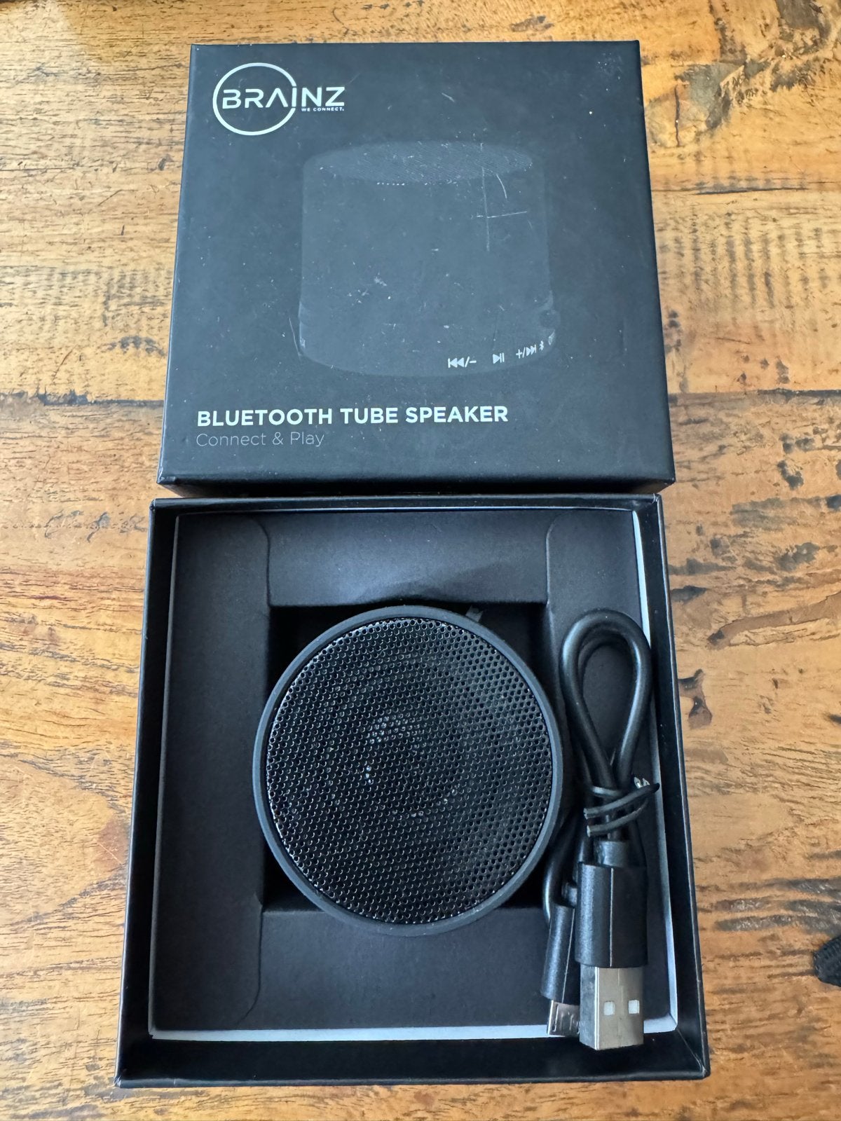 BRAINZ Bluetooth Tube Speaker (5x5 cm) - Zo goed als nieuw, Ophalen of Verzenden, Zo goed als nieuw, Overige typen