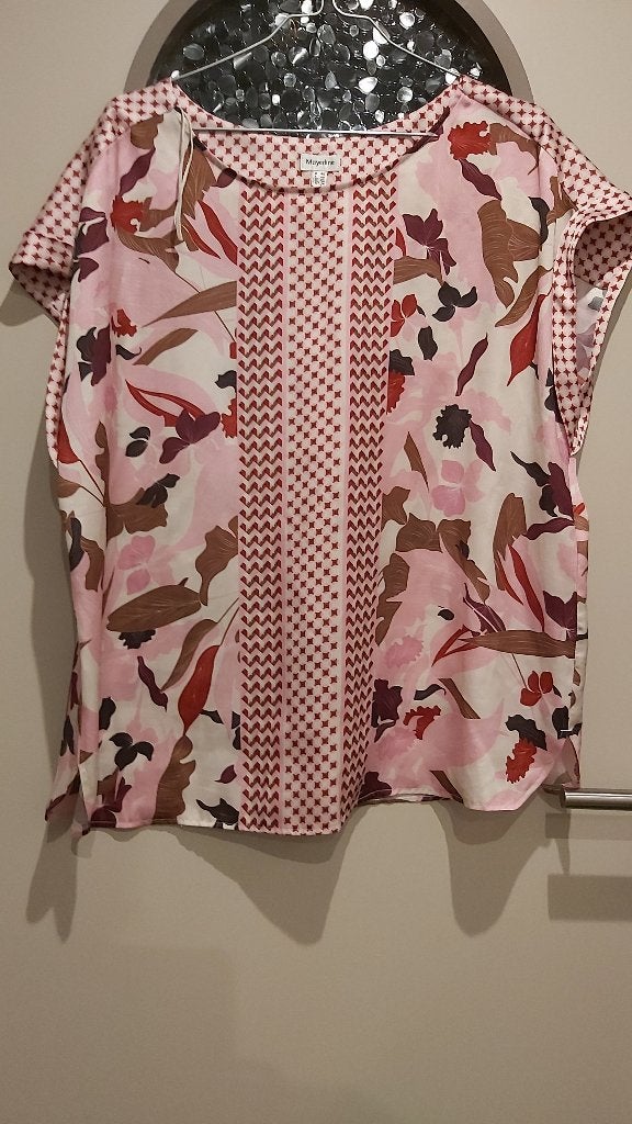 Mayerline blouse mt 44, Kleding | Dames, Ophalen of Verzenden, Zo goed als nieuw, Maat 42/44 (L), Roze