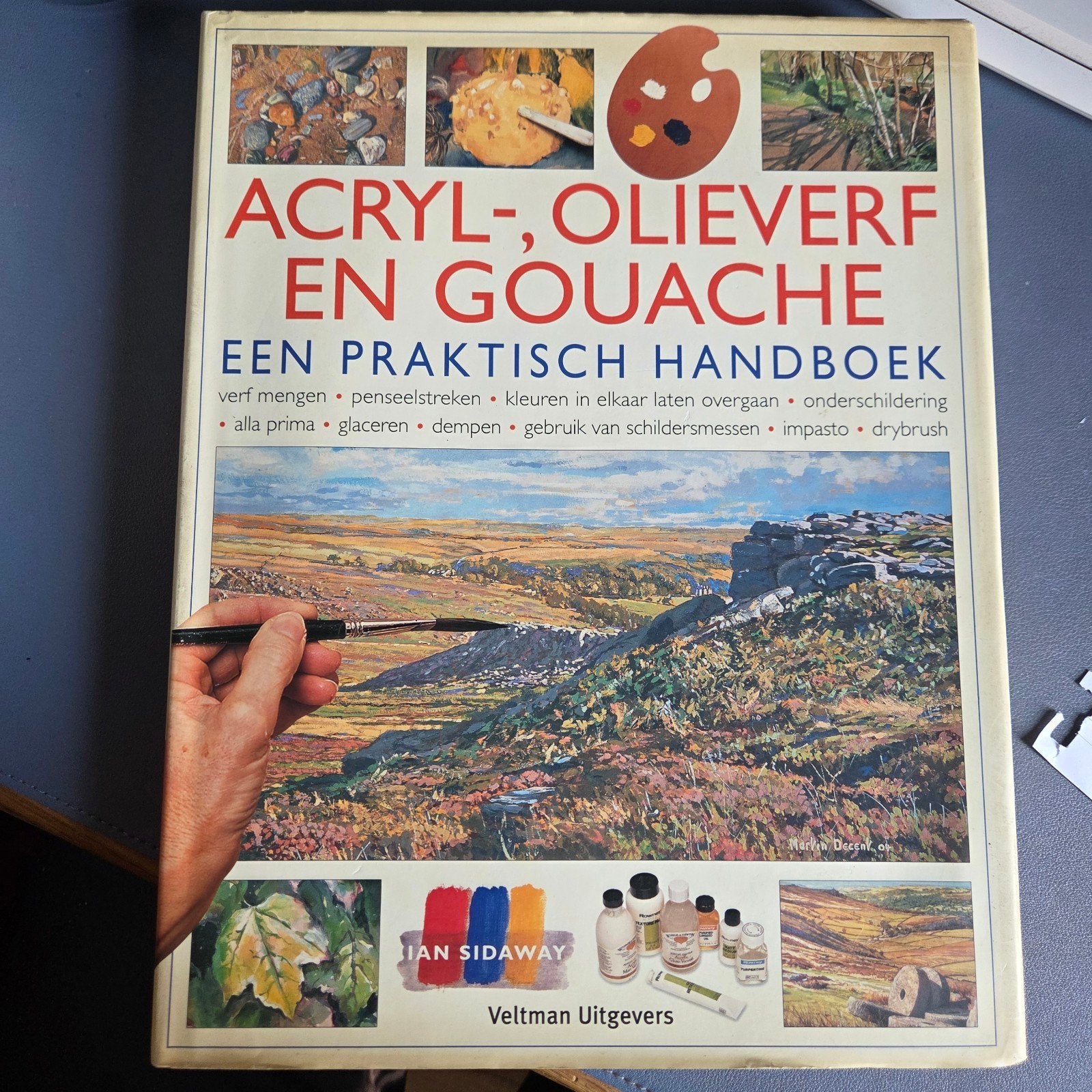 Acryl-, Olieverf en Gouache: Een Praktisch Handboek, Boeken, Ophalen of Verzenden, Zo goed als nieuw, Schilder- en Tekenkunst