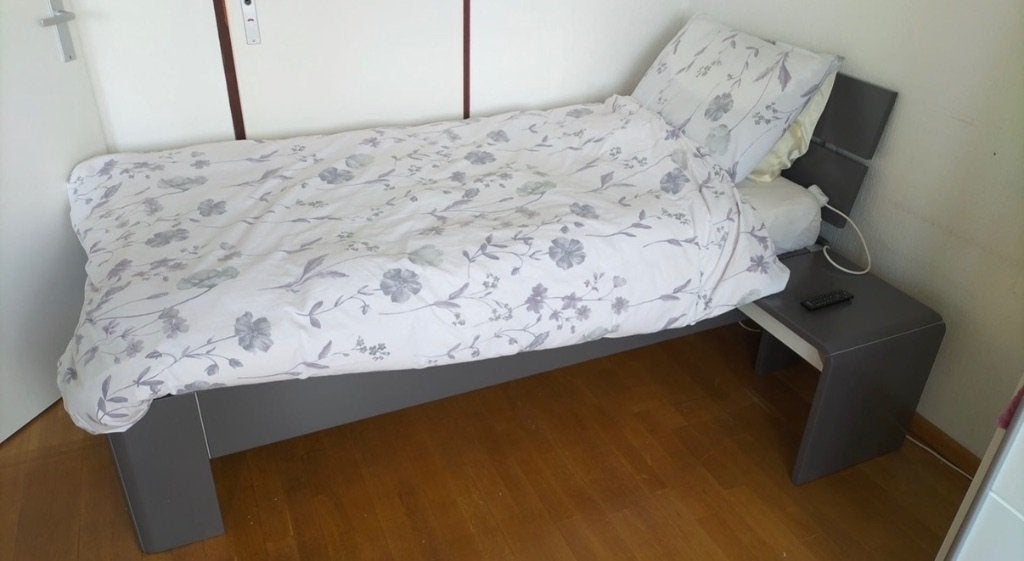 Bed, Ophalen, Nieuw, Eenpersoons, Hout
