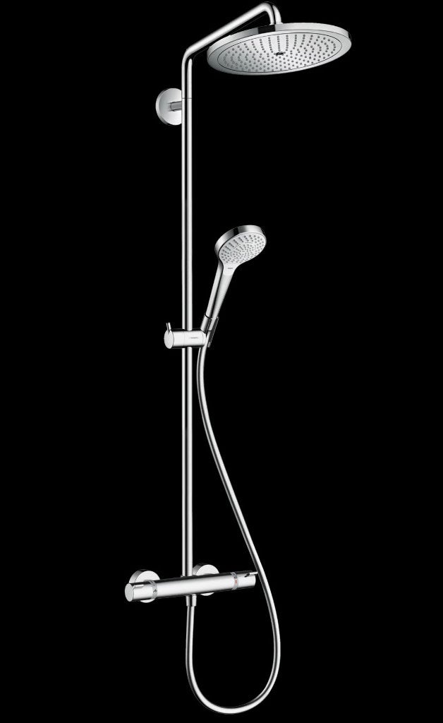 Hansgrohe Croma Select S280 Showerpipe 1 jet regendoucheset, Ophalen, Nieuw, Chroom, Douche