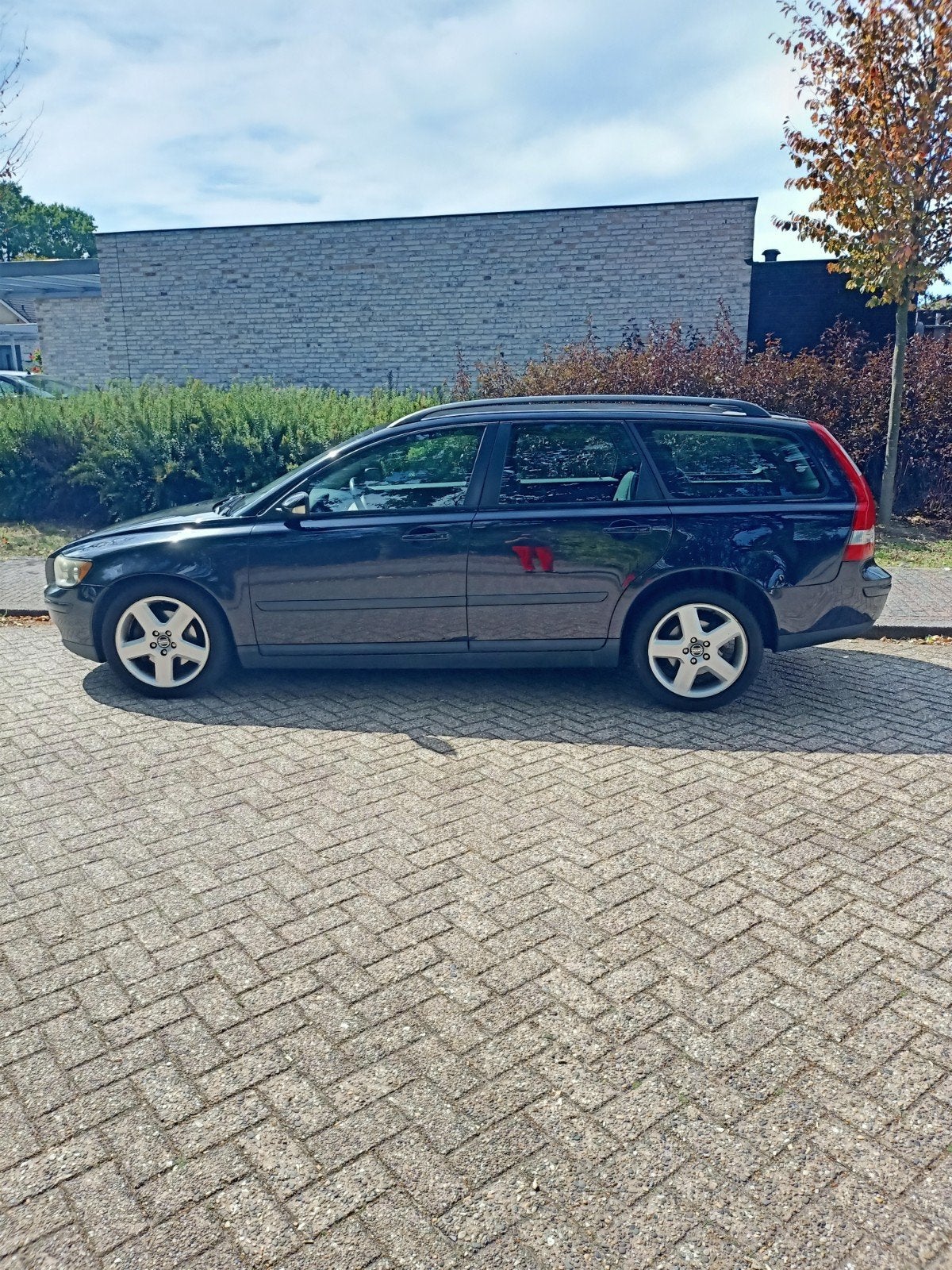 Mooie Volvo V50 2.4 140PK 2005 Zwart, 700 kg, Zwart, Origineel Nederlands, Particulier