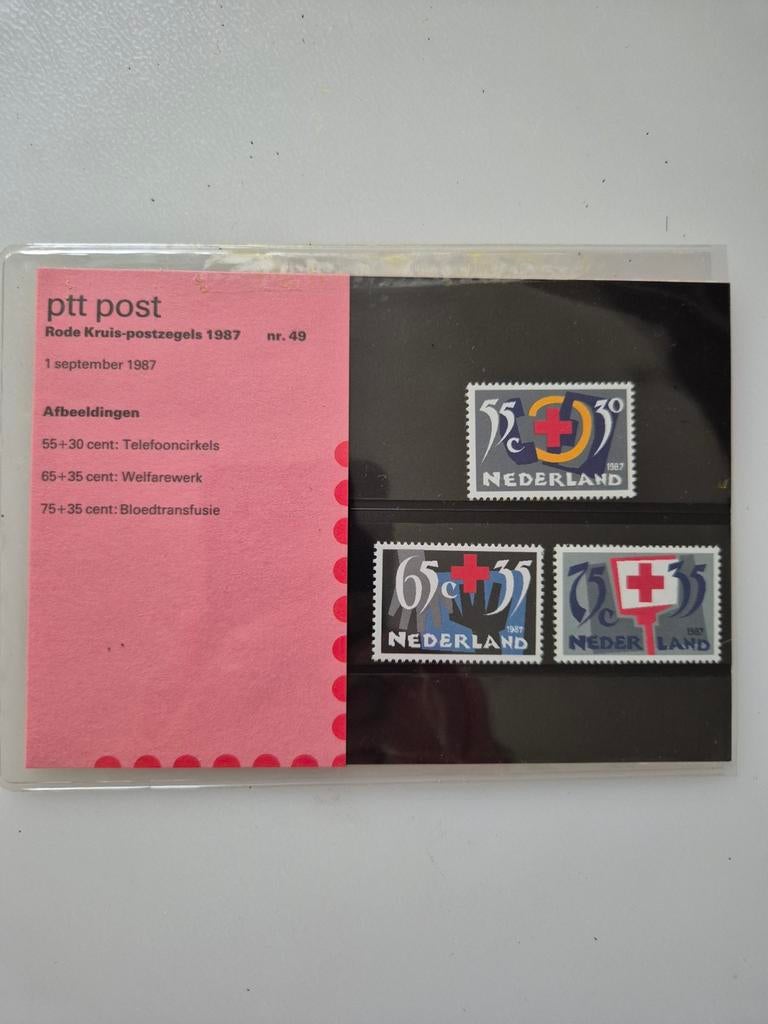 Rode Kruis-postzegels 1987 PTT Post nr. 49, Ophalen, Na 1940, Postfris