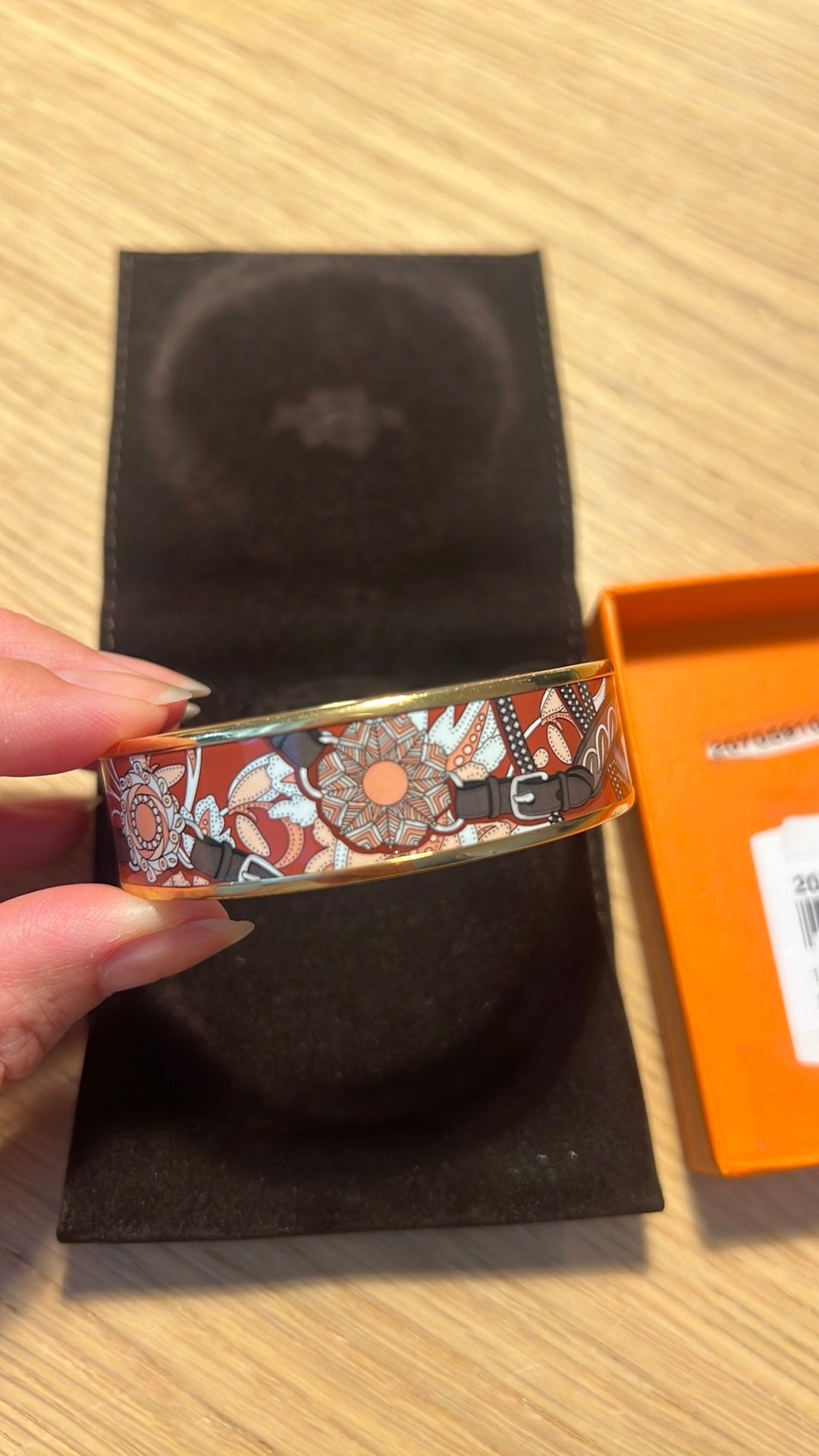 Hermès Enamel armband, Ophalen of Verzenden, Zo goed als nieuw, Overige materialen
