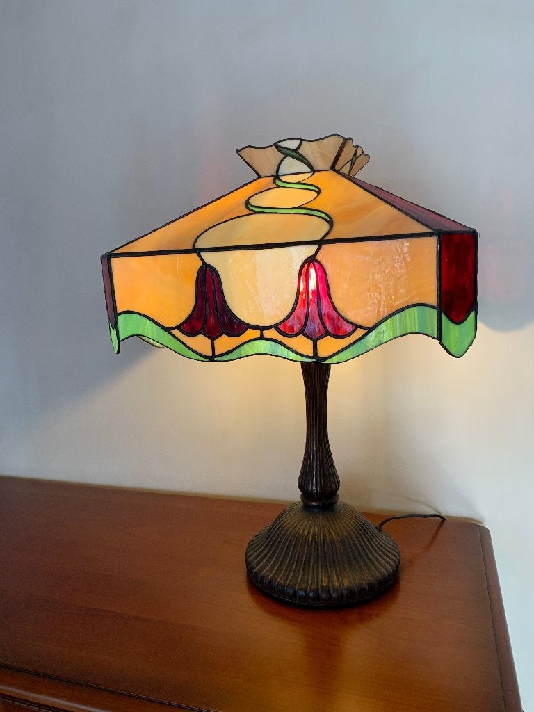 Tiffany lampenkap, Antiek en Kunst, Ophalen