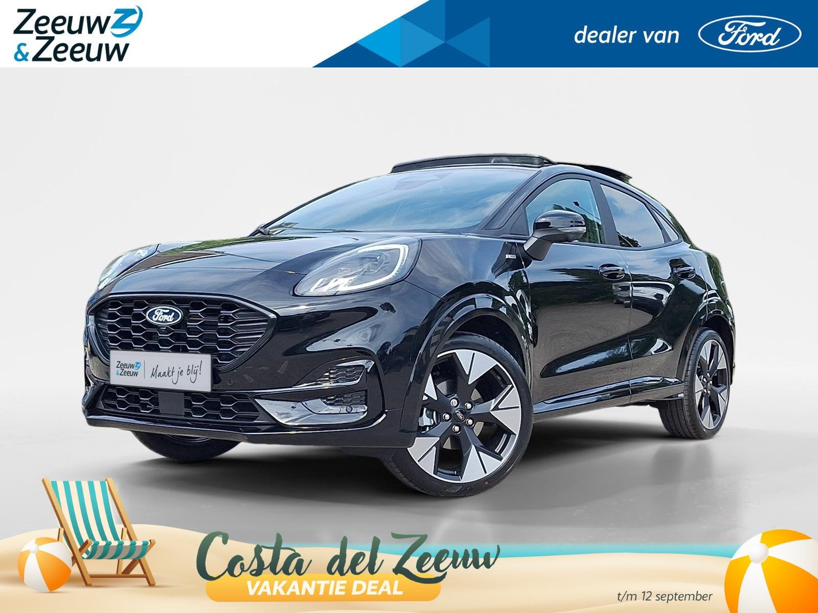 Ford Puma 1.0 EcoBoost Hybrid ST-Line X | Nieuw te bestellen, 12 maanden, 125 pk, Puma, Euro 6