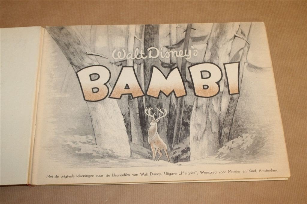 Walt Disneys Bambi — Vintage Plaatjesalbum Compleet, 1952, Verzamelen, Gebruikt, -, Beeldje of Figuurtje, -