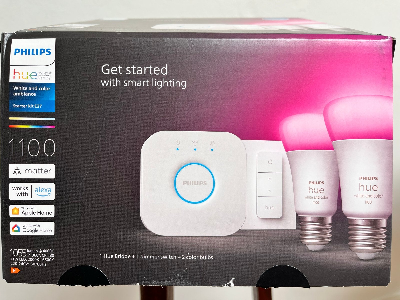 Philips Hue Starter Kit E27 - White and Color Ambiance, Ophalen of Verzenden, Nieuw